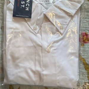 French Toast Men's Classic White Dress Shirt